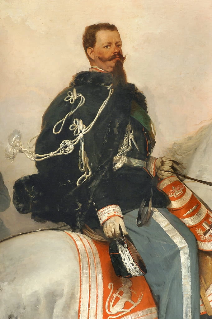 Re Vittorio Emanuele II a Cavallo - 1855, Pinacoteca di Brera, Milano, dettaglio